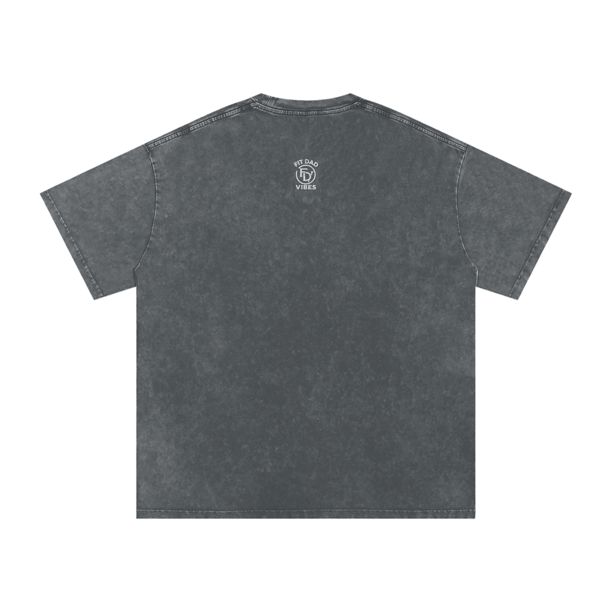 Fit Dad Vibes Lifting Club Oversized Snow Washed T-Shirt