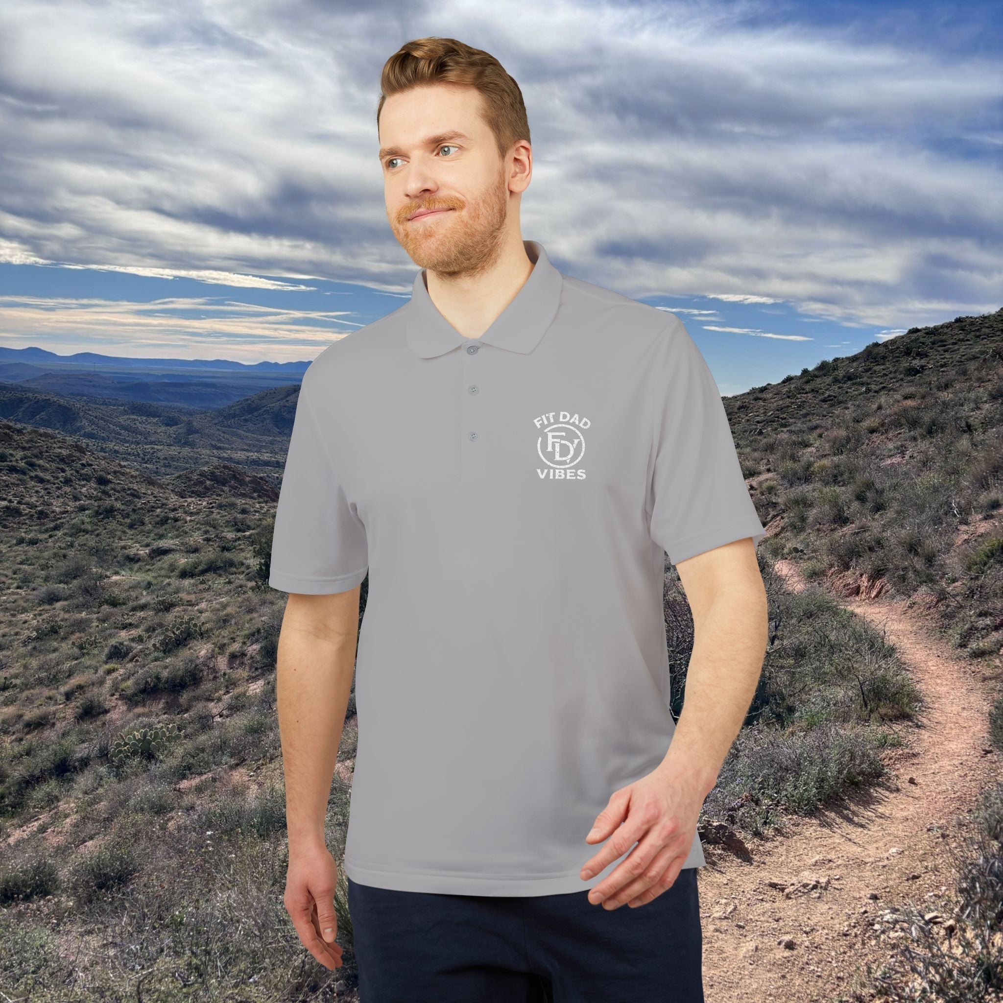 Fit Dad Vibes Adidas Performance Golf Polo