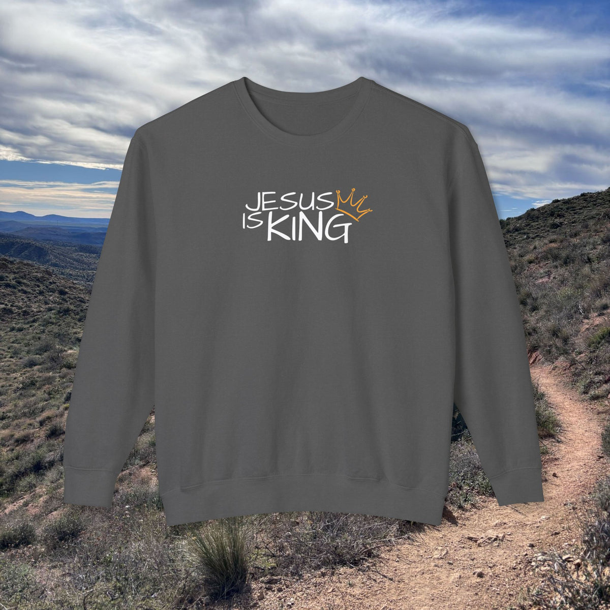 Jesus Is King Lightweight Crewneck Sweatshirt