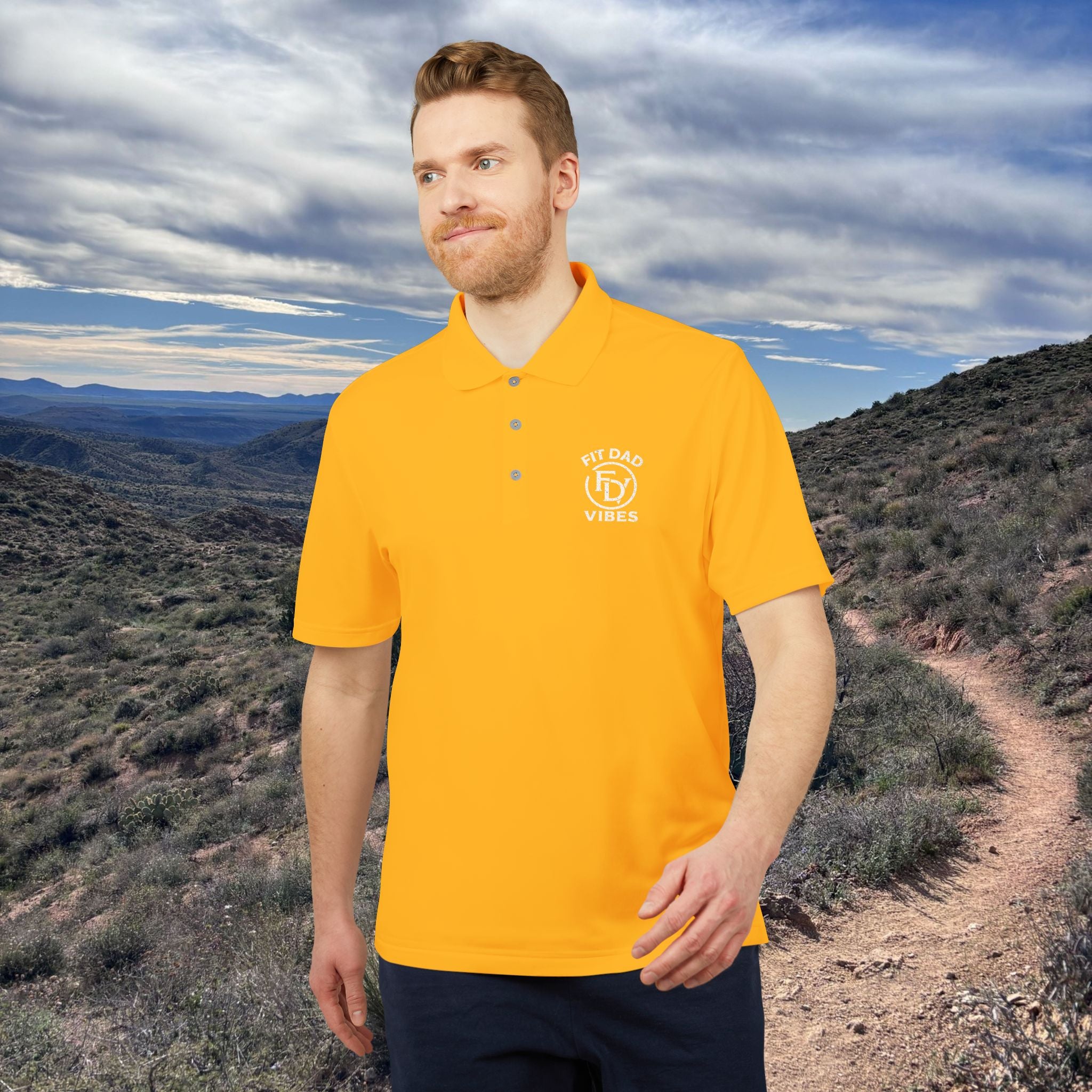 Fit Dad Vibes Adidas Performance Golf Polo