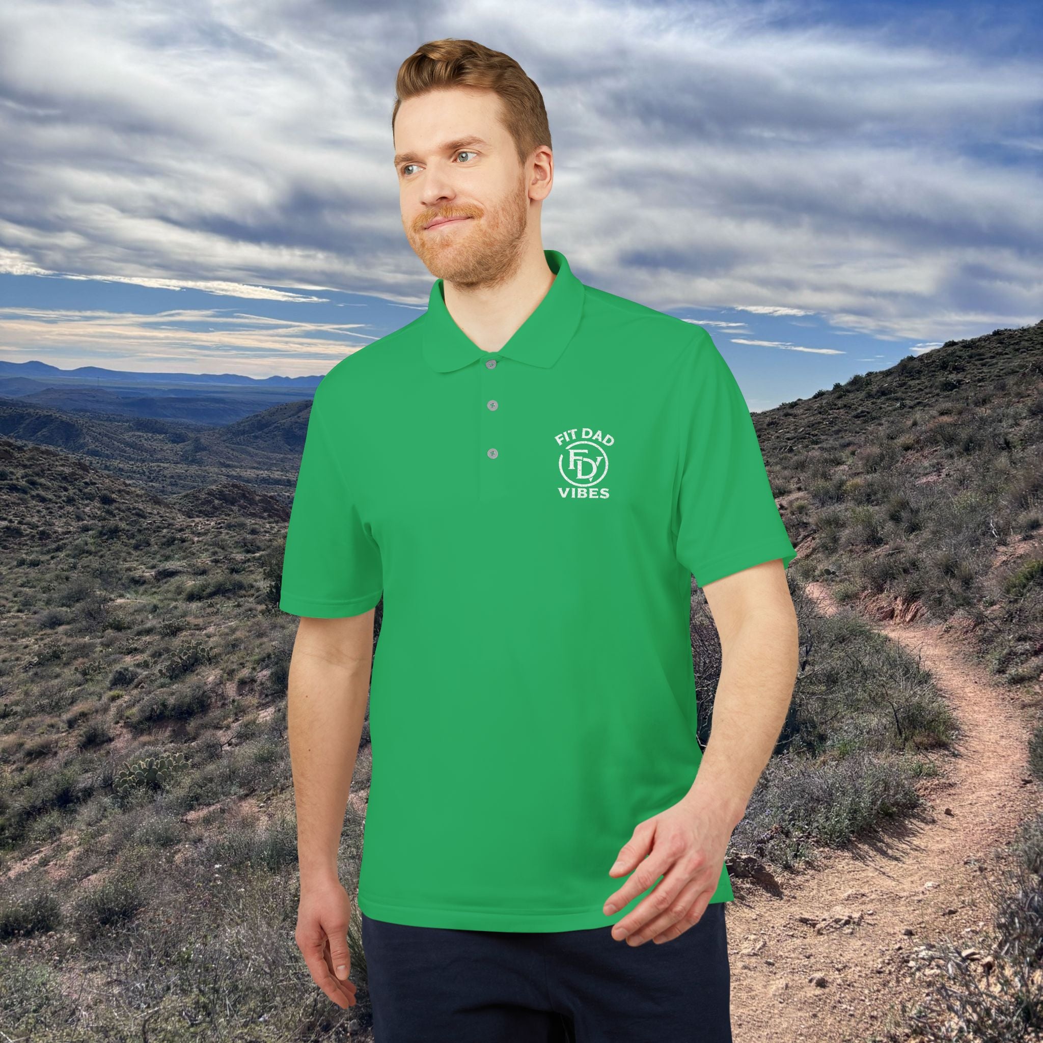 Fit Dad Vibes Adidas Performance Golf Polo