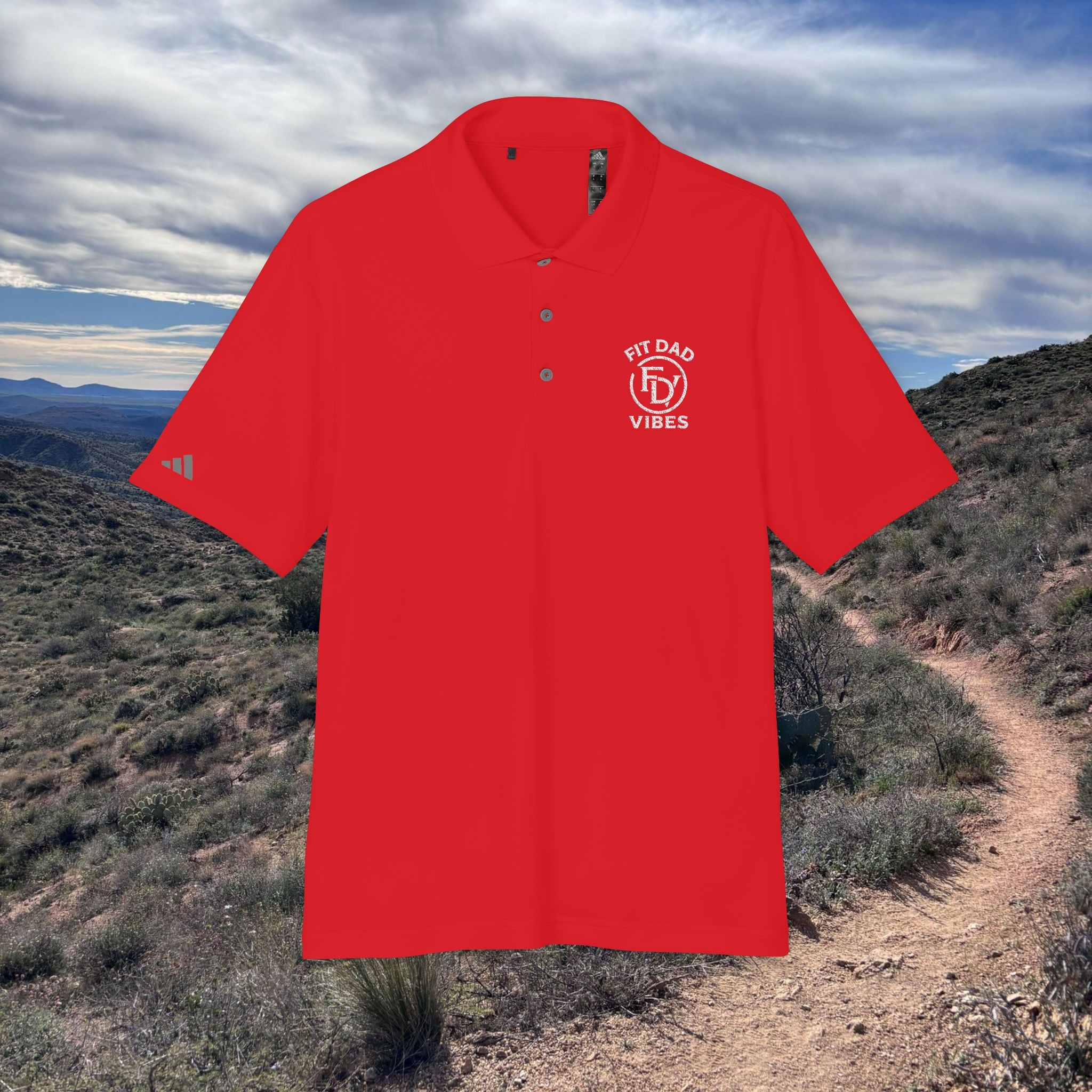 Fit Dad Vibes Adidas Performance Golf Polo