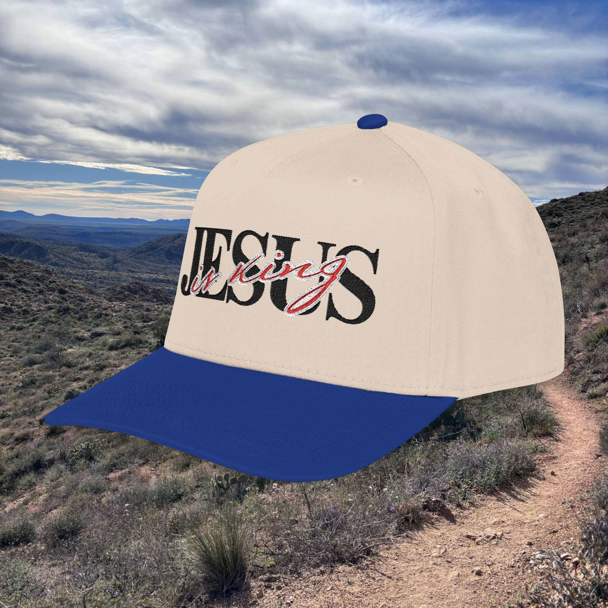 Jesus Is King Two-Tone Cap