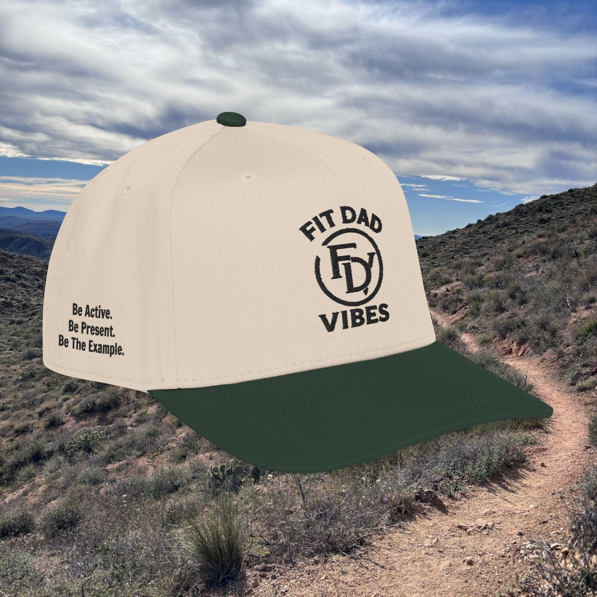 Fit Dad Vibes Two-Tone Cap