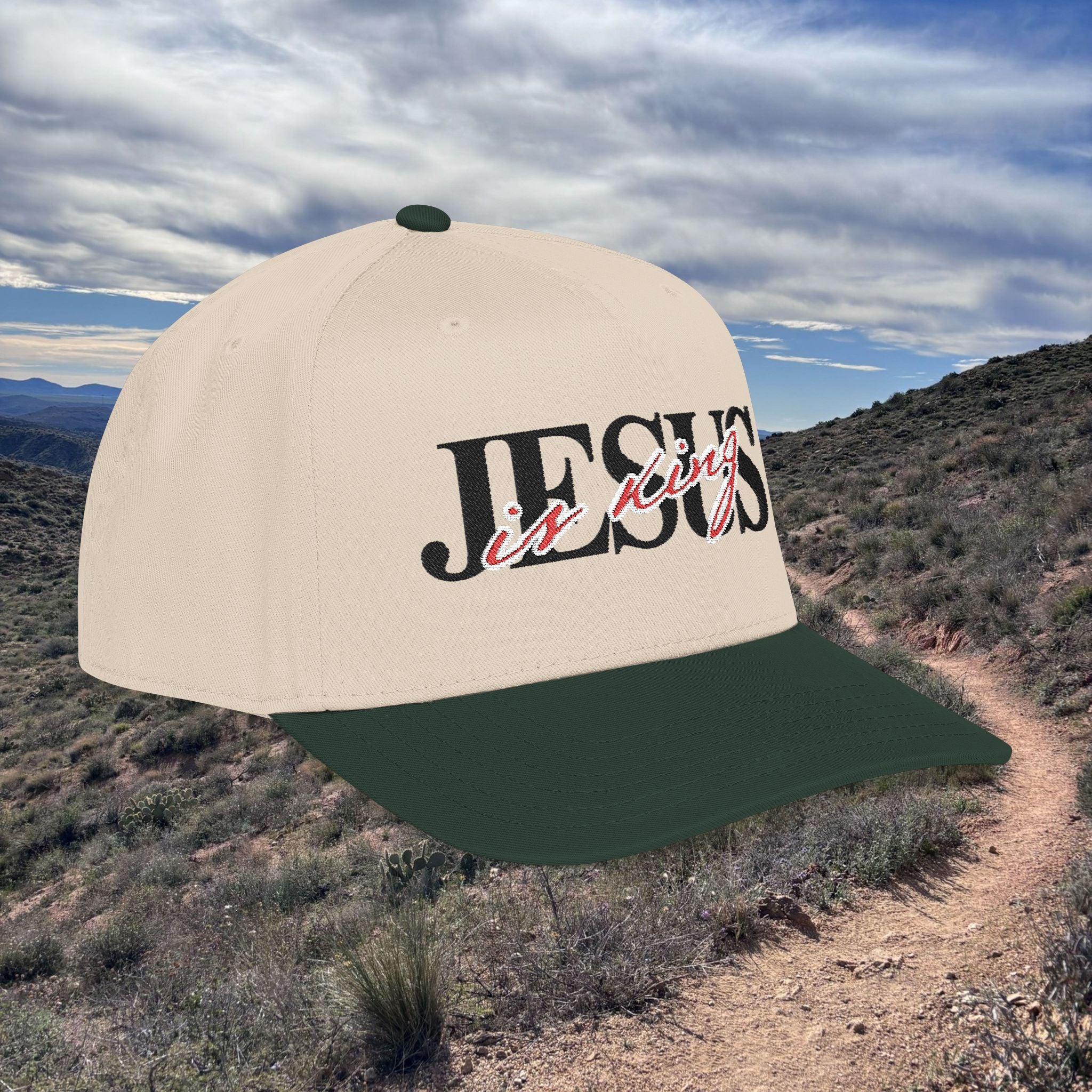 Jesus Is King Two-Tone Cap