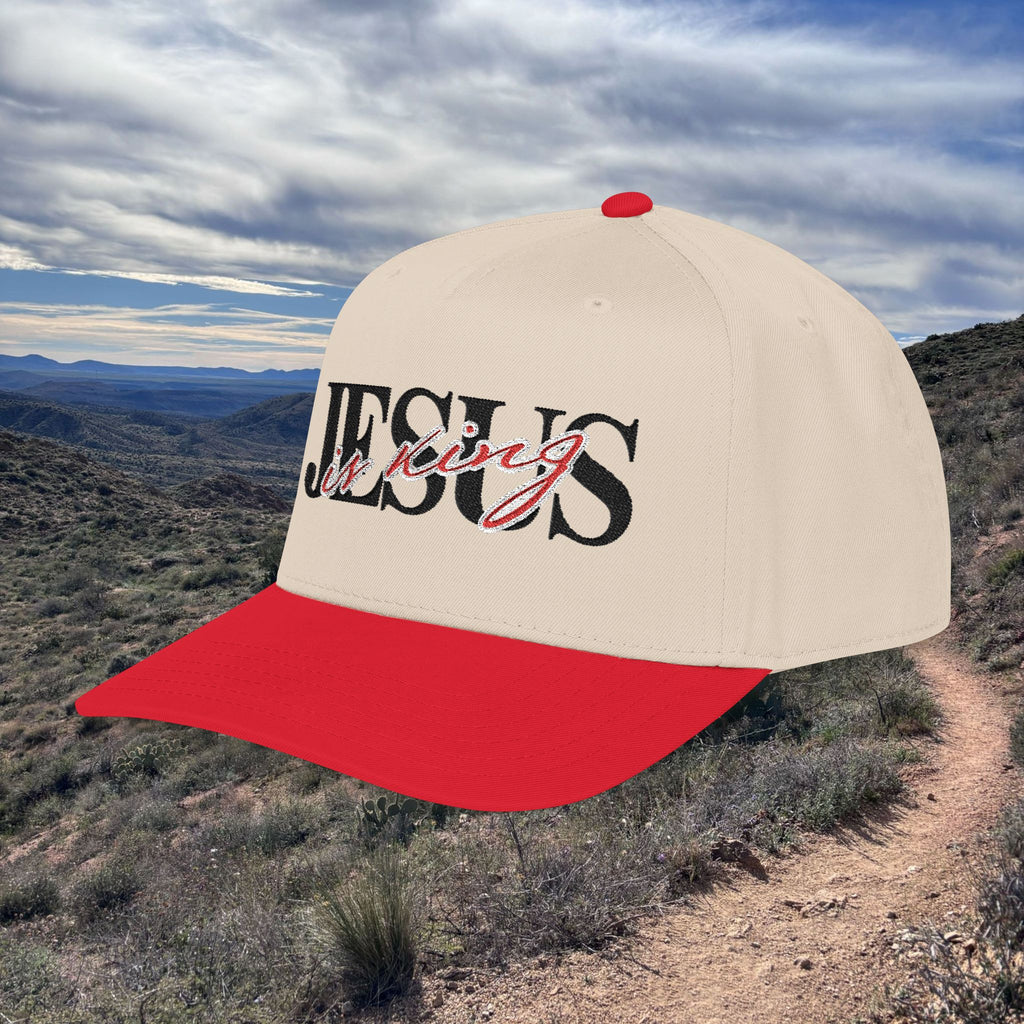 Jesus Is King Two-Tone Cap