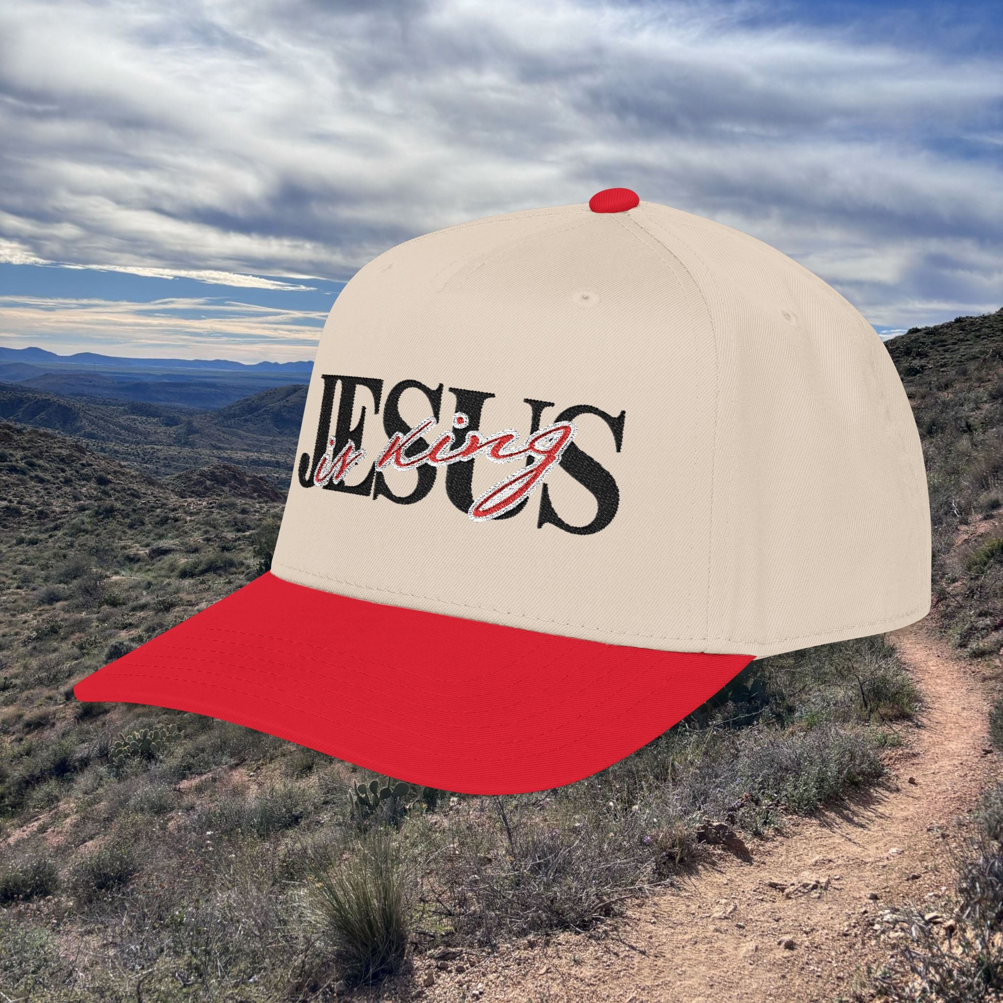 Jesus Is King Two-Tone Cap
