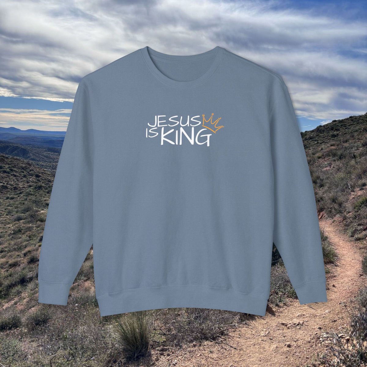 Jesus Is King Lightweight Crewneck Sweatshirt