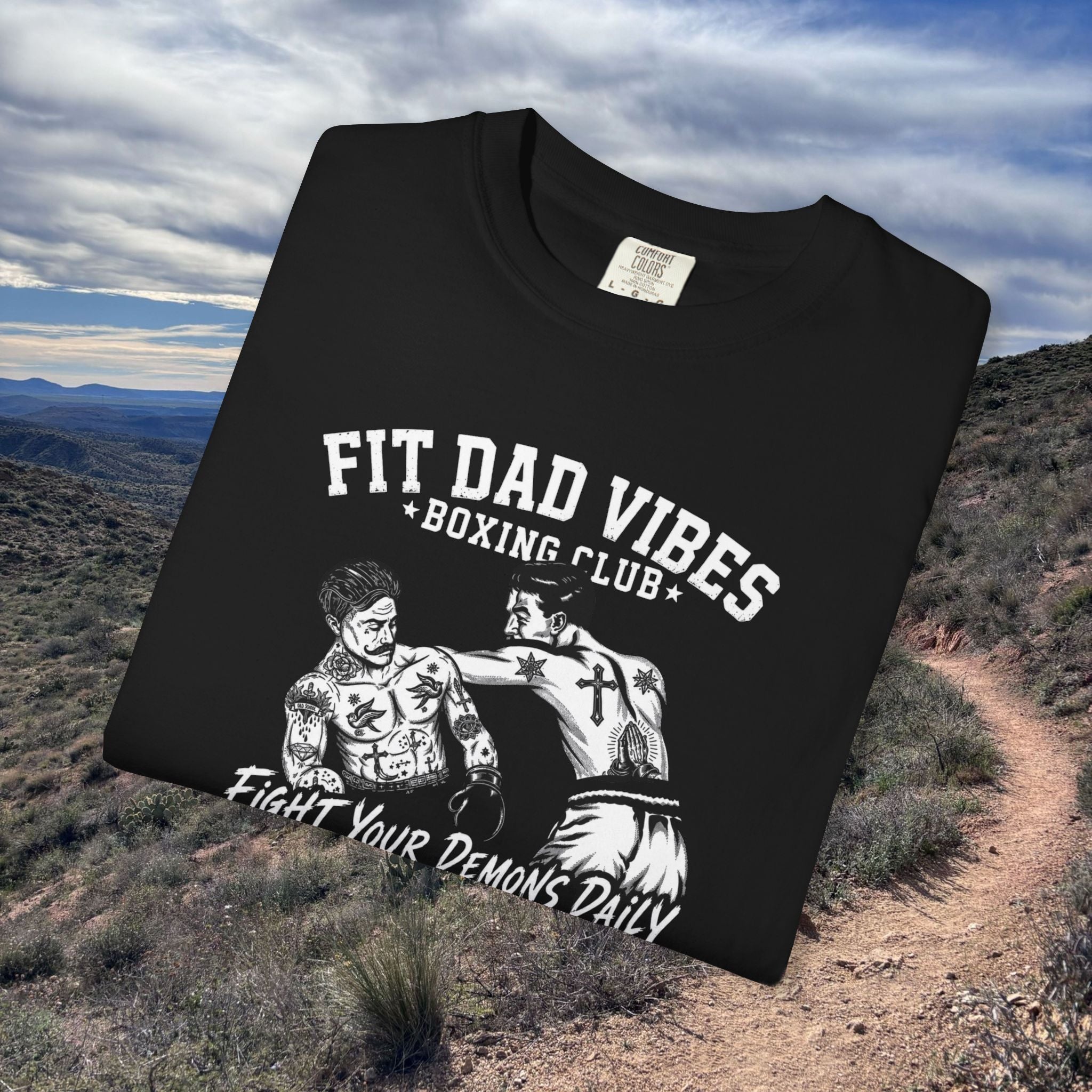 Fit Dad Vibes Boxing Club T-Shirt