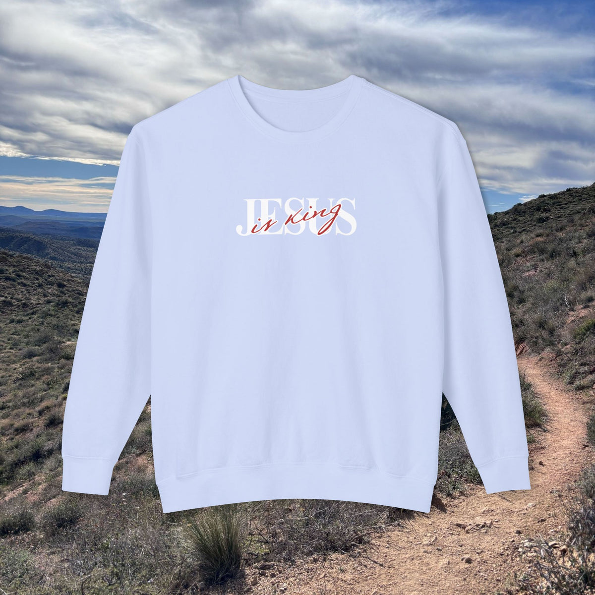 Copy of Jesus Is King Lightweight Crewneck Sweatshirt