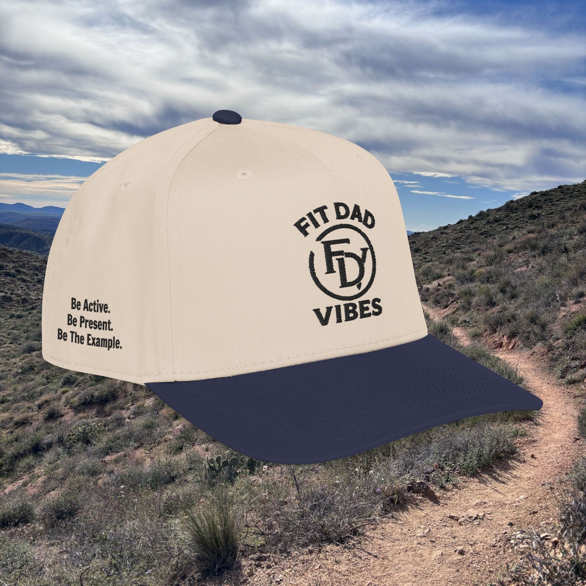 Fit Dad Vibes Two-Tone Cap