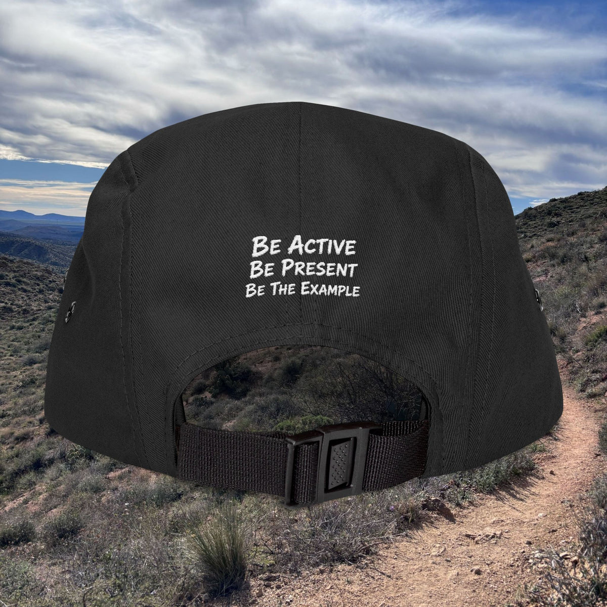Fit Dad Vibes Embroidered 5-Panel Cap