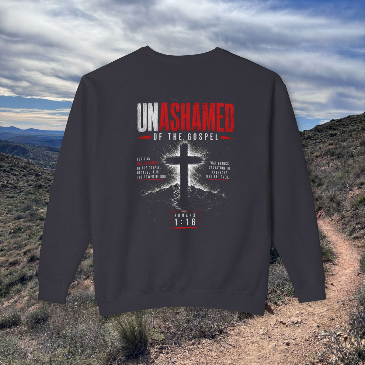 Unashamed Of The Gospel Lightweight Crewneck Sweatshirt