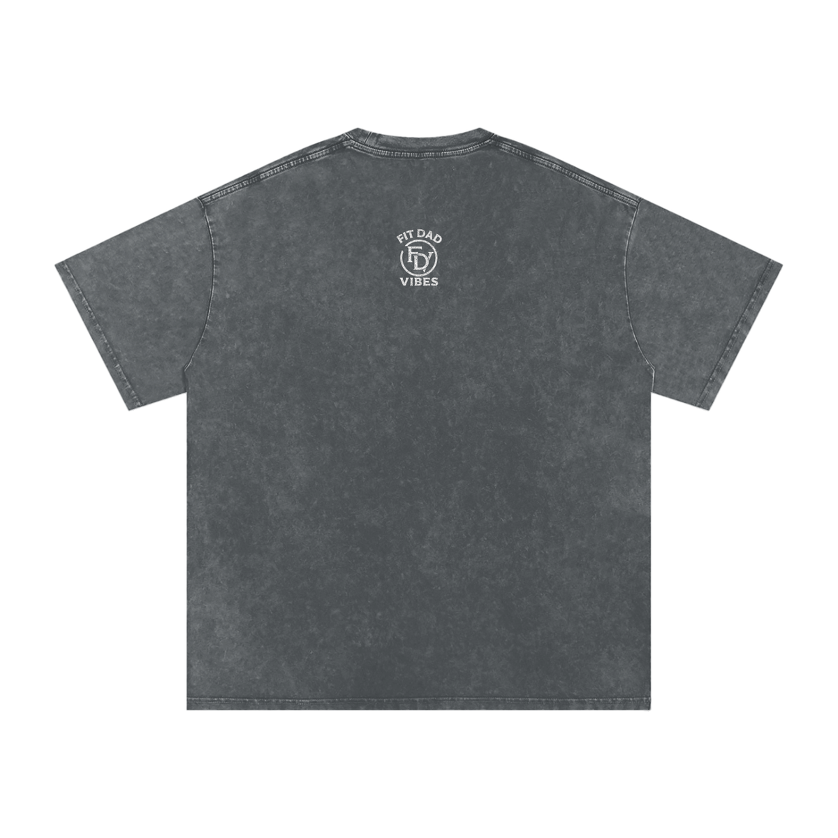 Fit Dad Vibes Running Club Oversized Snow Washed T-Shirt