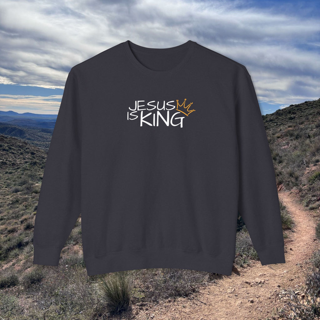 Jesus Is King Lightweight Crewneck Sweatshirt