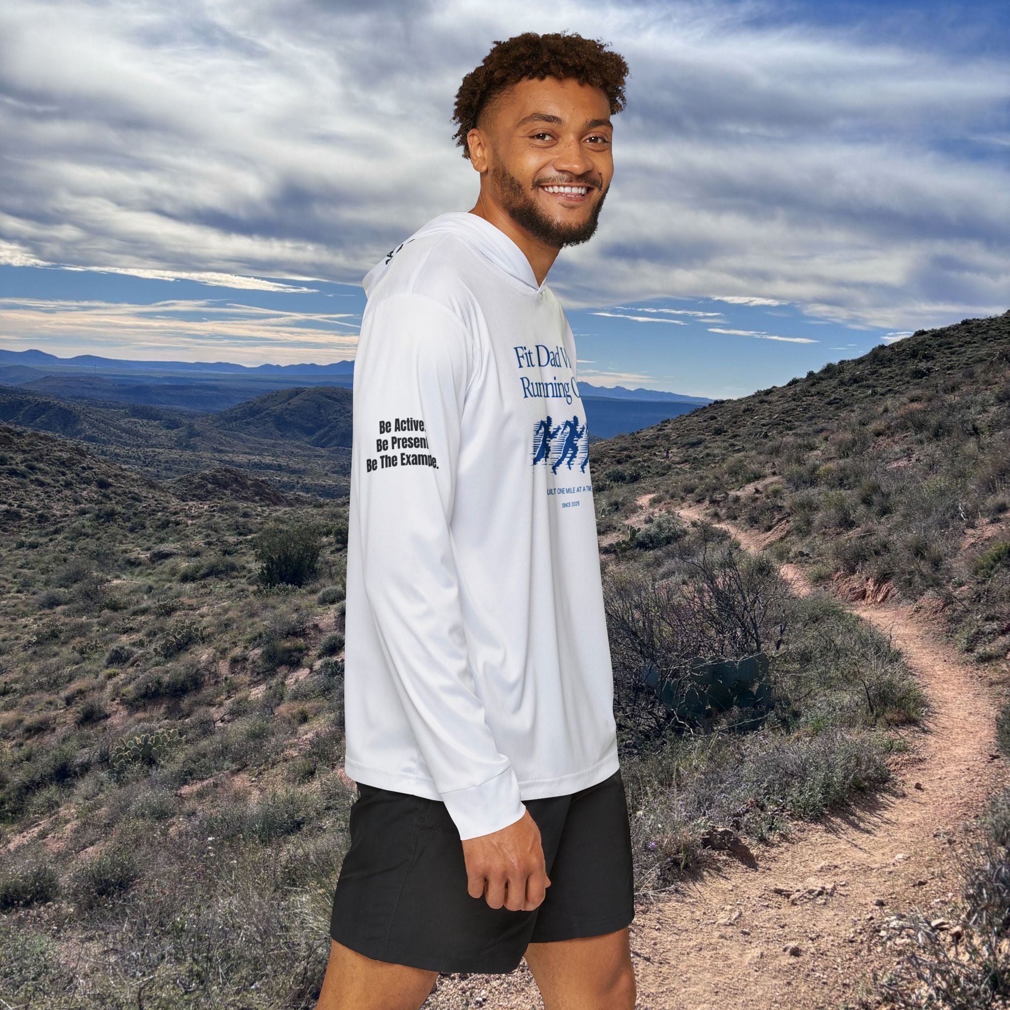 Fit Dad Vibes Running Club UPF 50 Hoodie