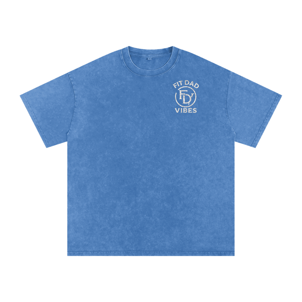 Lift Heavy, Run Far, Pray Hard Oversized Snow Washed T-Shirt