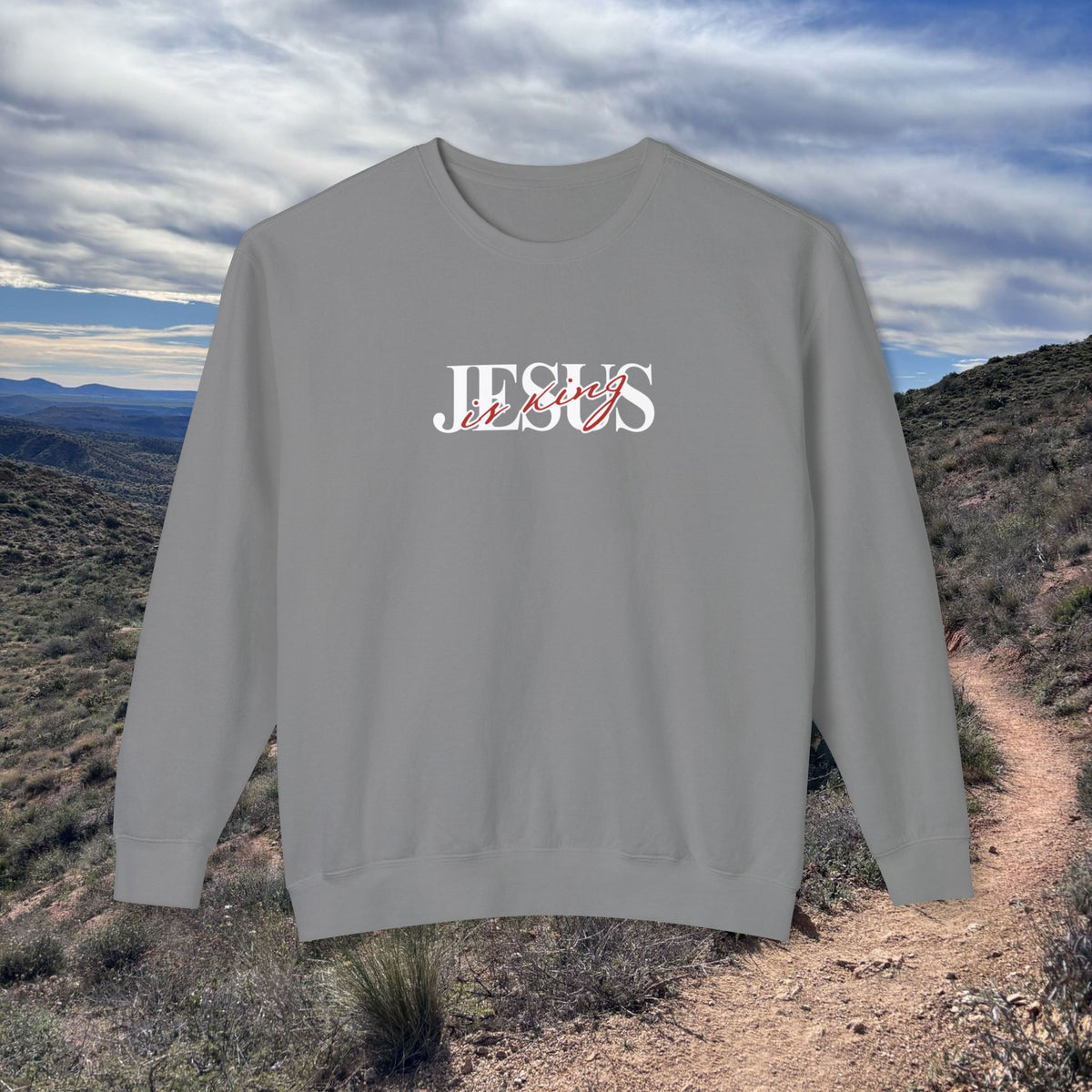 Jesus Is King Lightweight Crewneck Sweatshirt