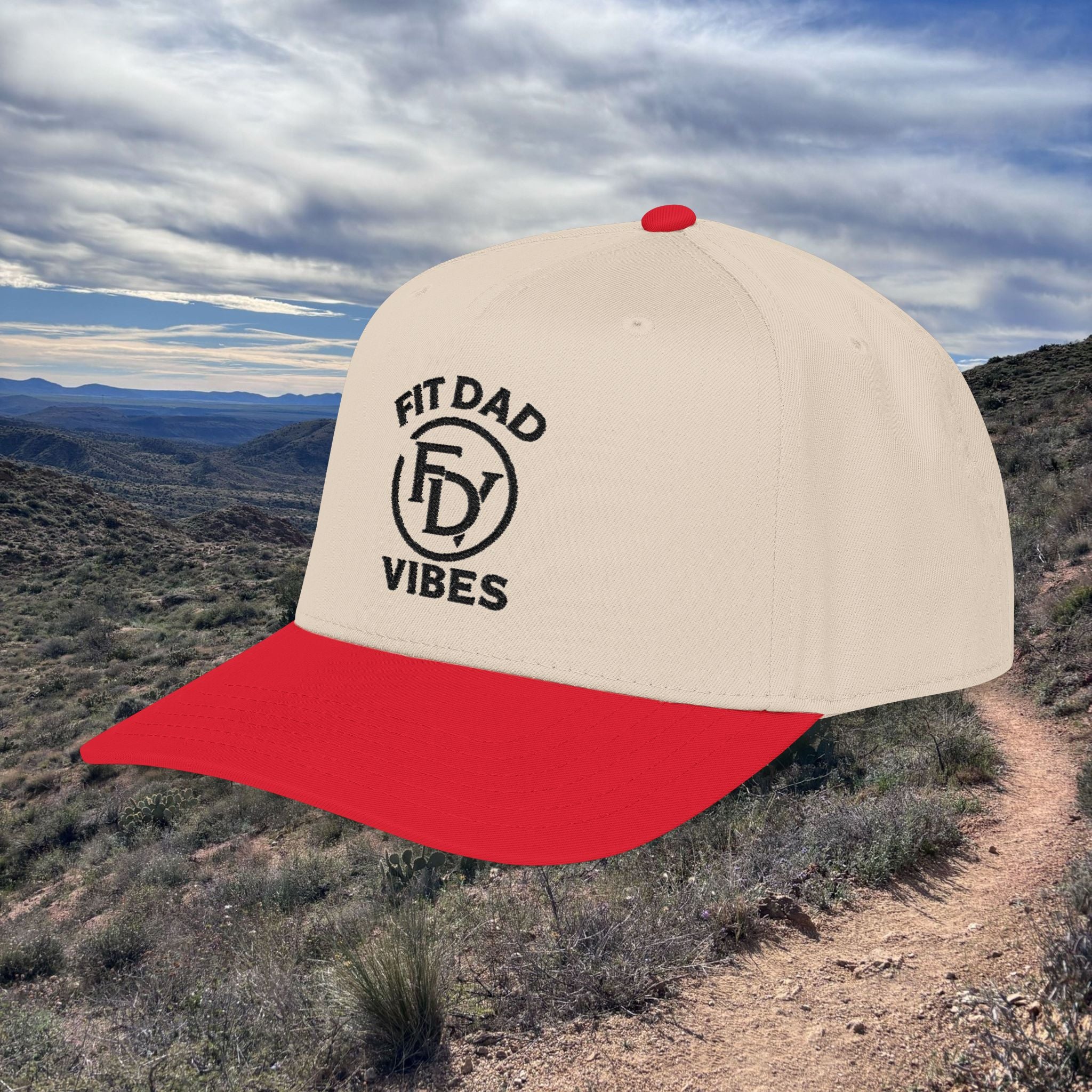 Fit Dad Vibes Two-Tone Cap