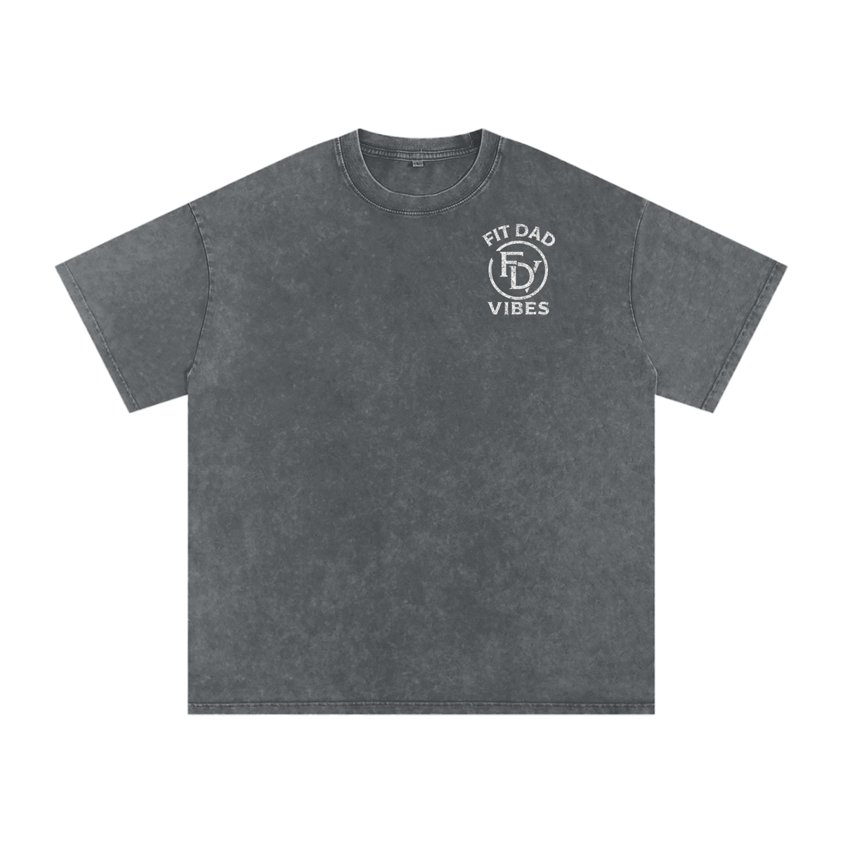 Lift Heavy, Run Far, Pray Hard Oversized Snow Washed T-Shirt