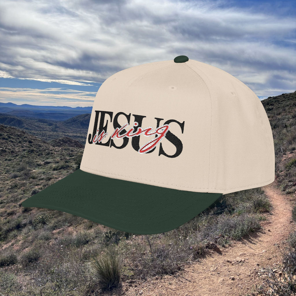 Jesus Is King Two-Tone Cap