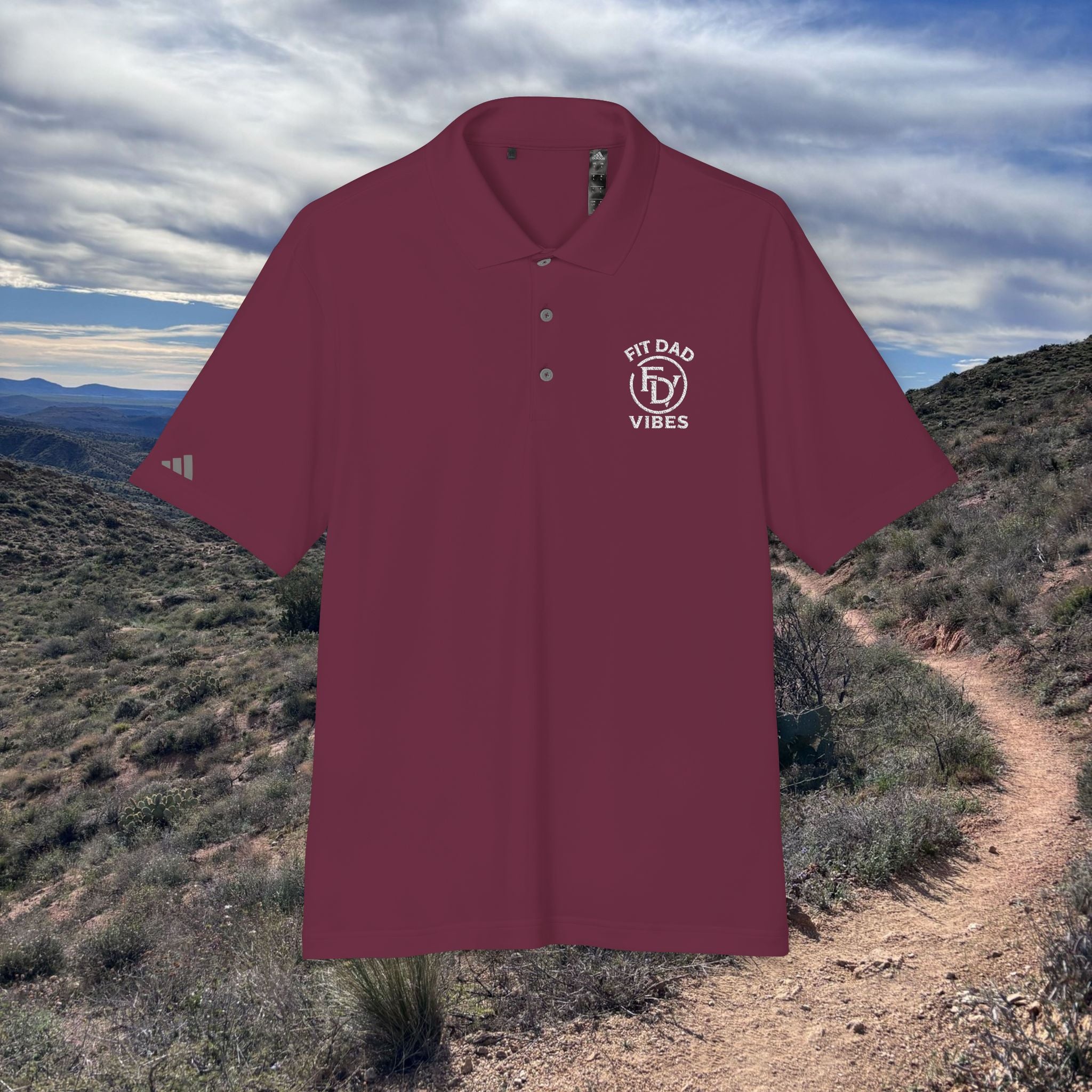 Fit Dad Vibes Adidas Performance Golf Polo