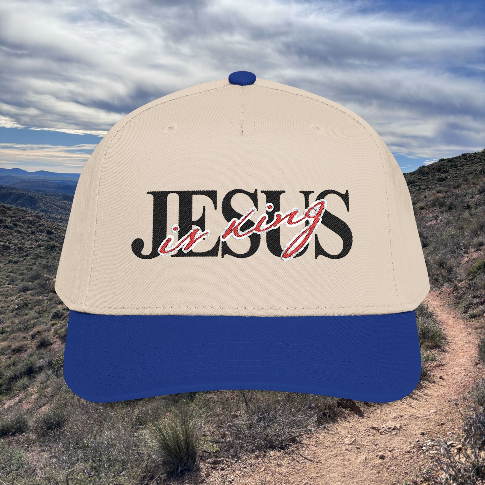 Jesus Is King Two-Tone Cap