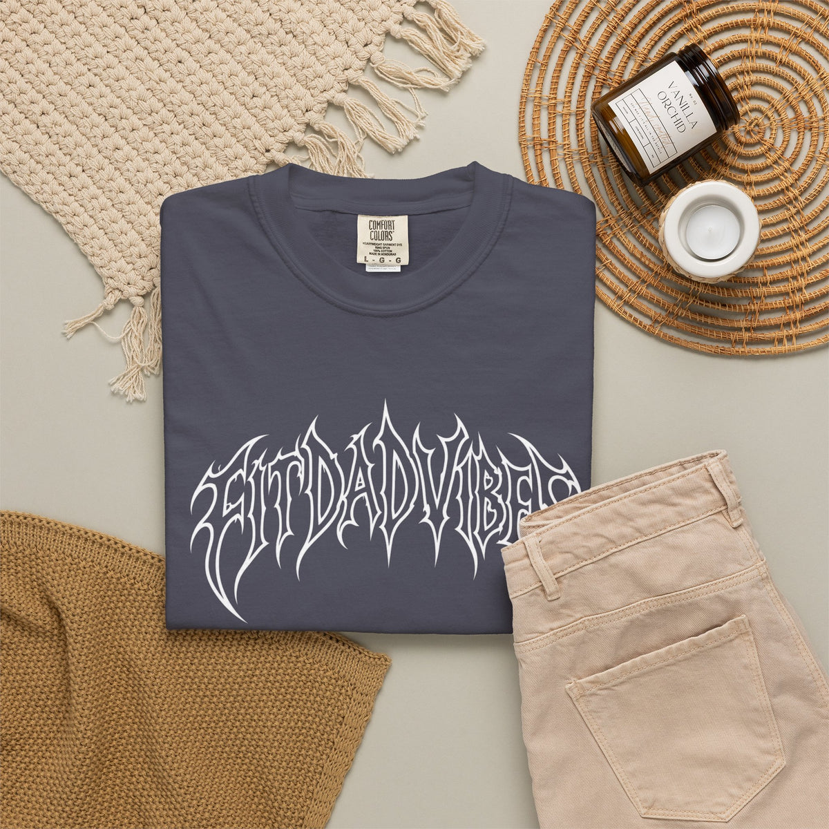 Fit Dad Vibes Metal Tee