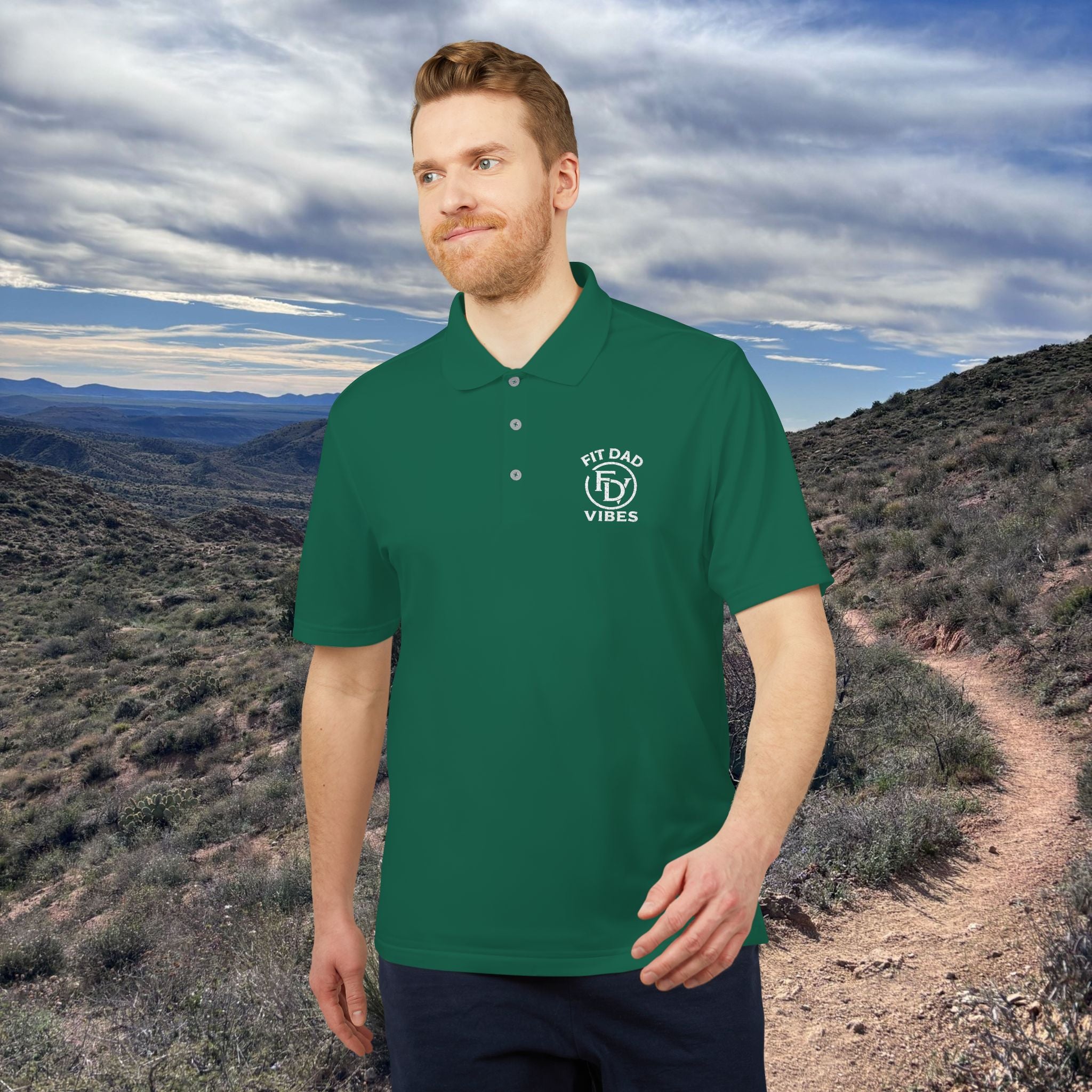 Fit Dad Vibes Adidas Performance Golf Polo