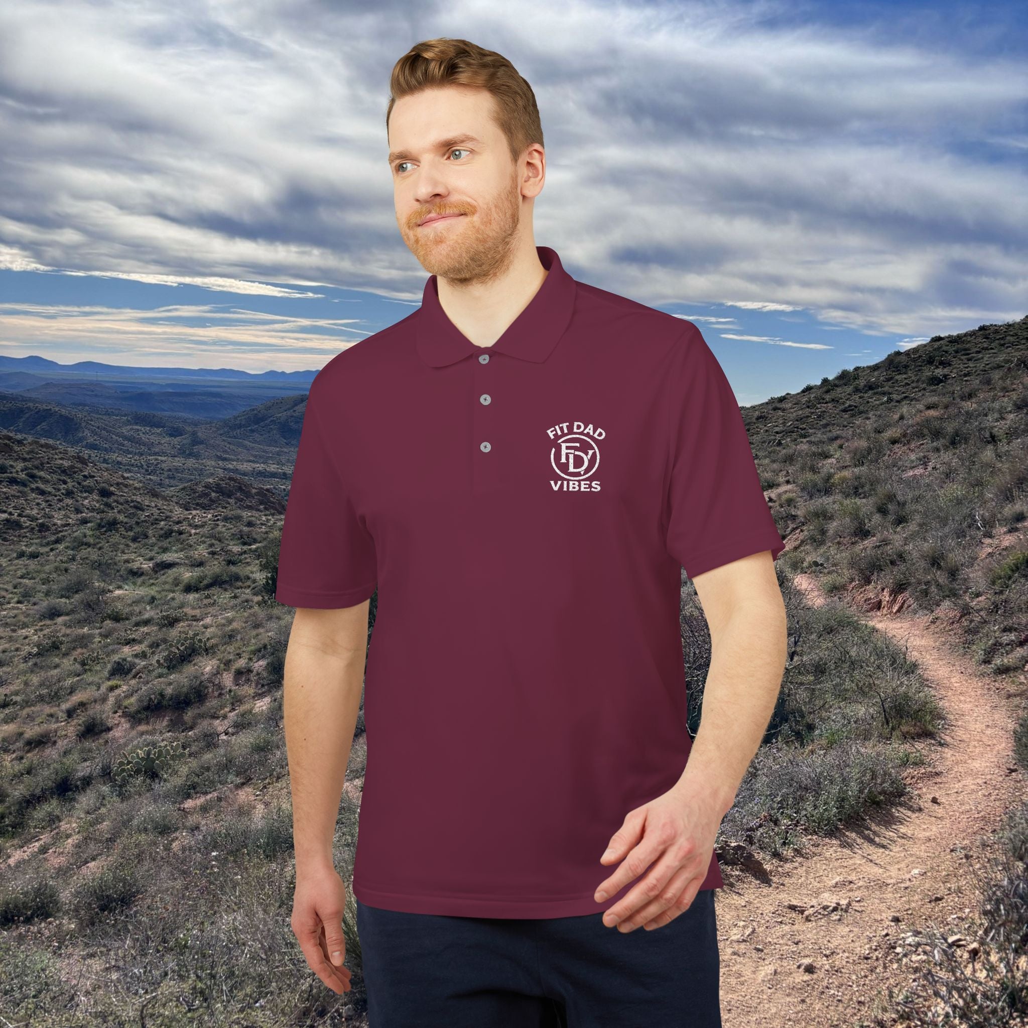 Fit Dad Vibes Adidas Performance Golf Polo