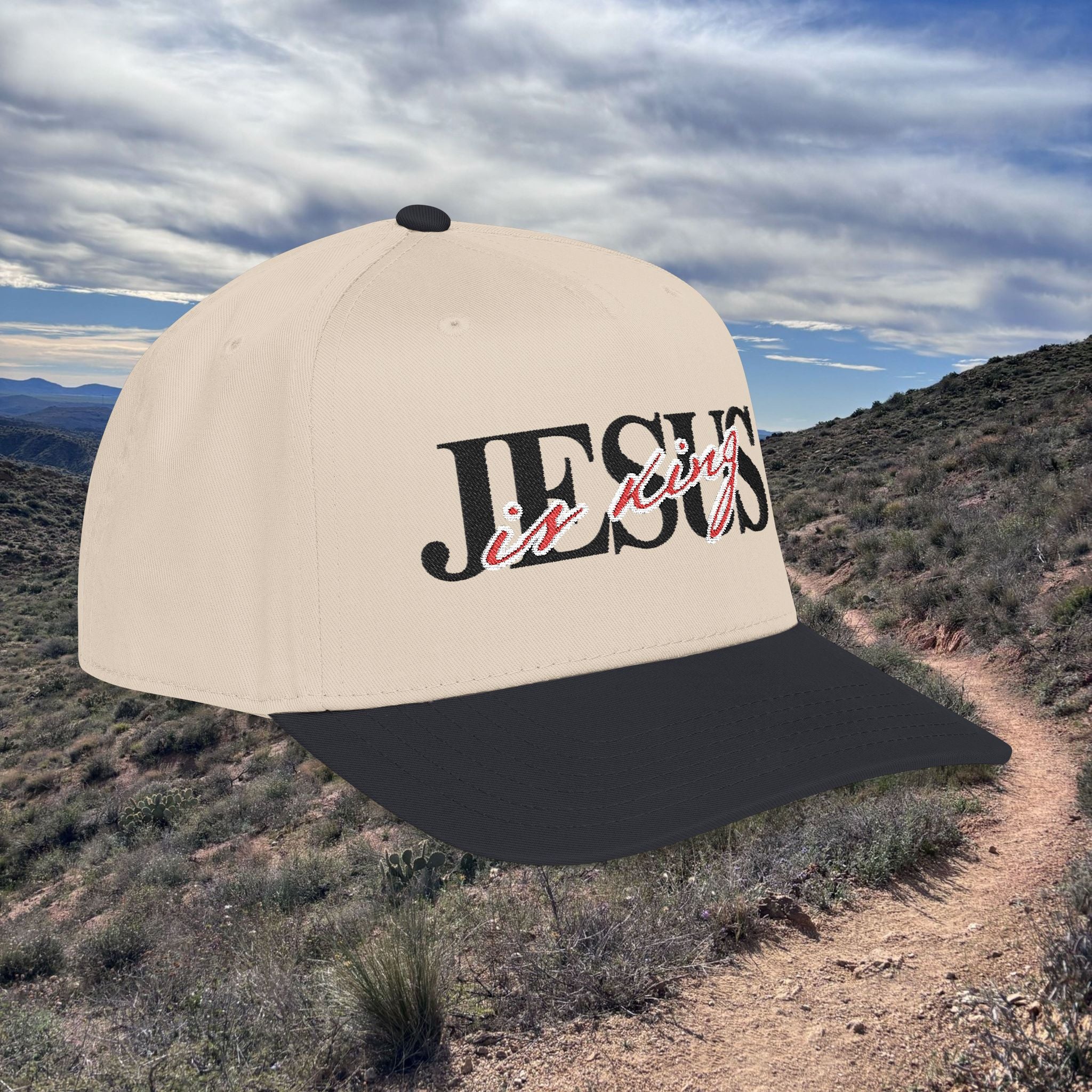 Jesus Is King Two-Tone Cap