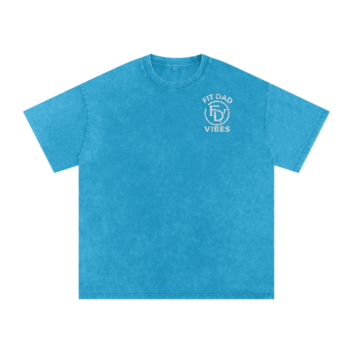 Lift Heavy, Run Far, Pray Hard Oversized Snow Washed T-Shirt