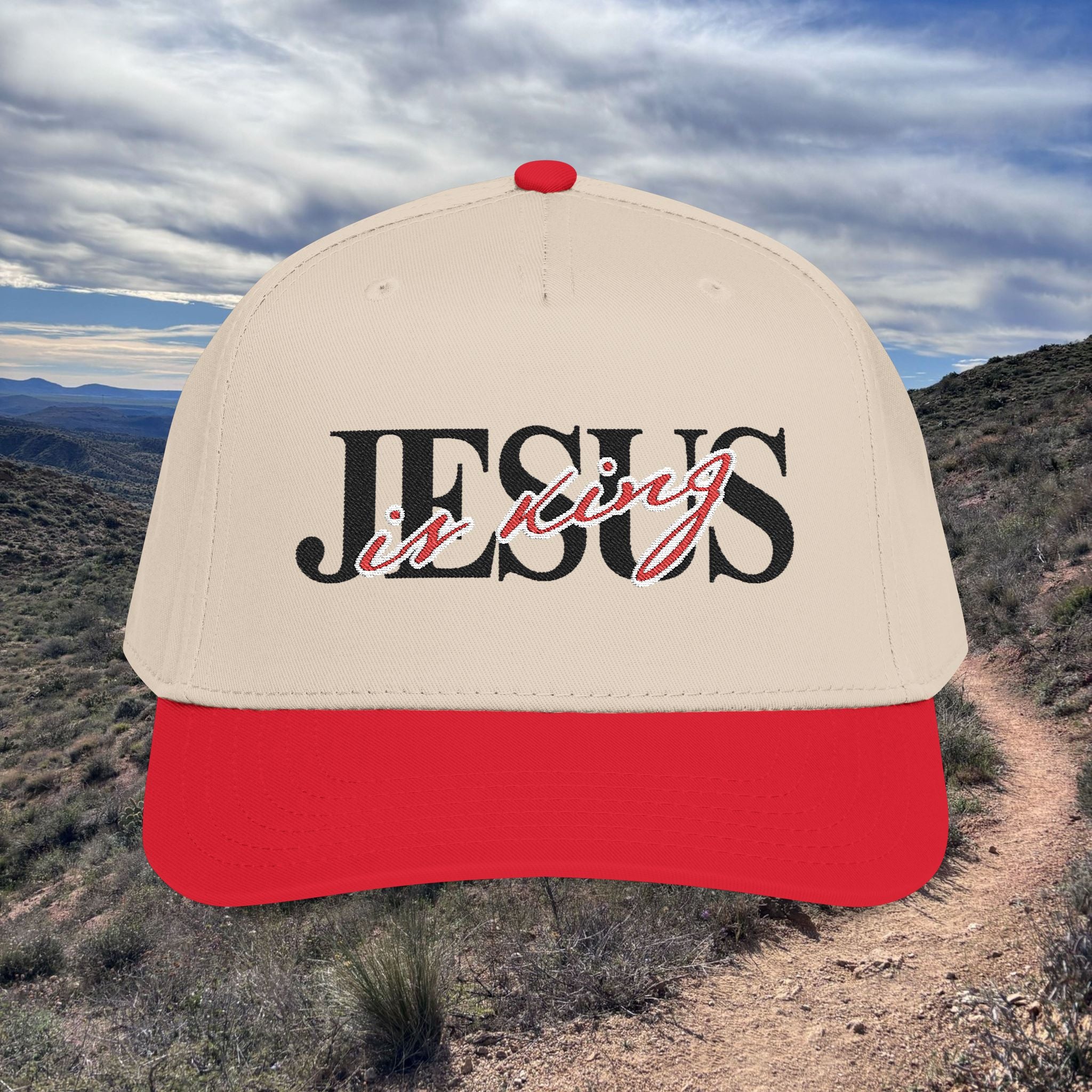 Jesus Is King Two-Tone Cap