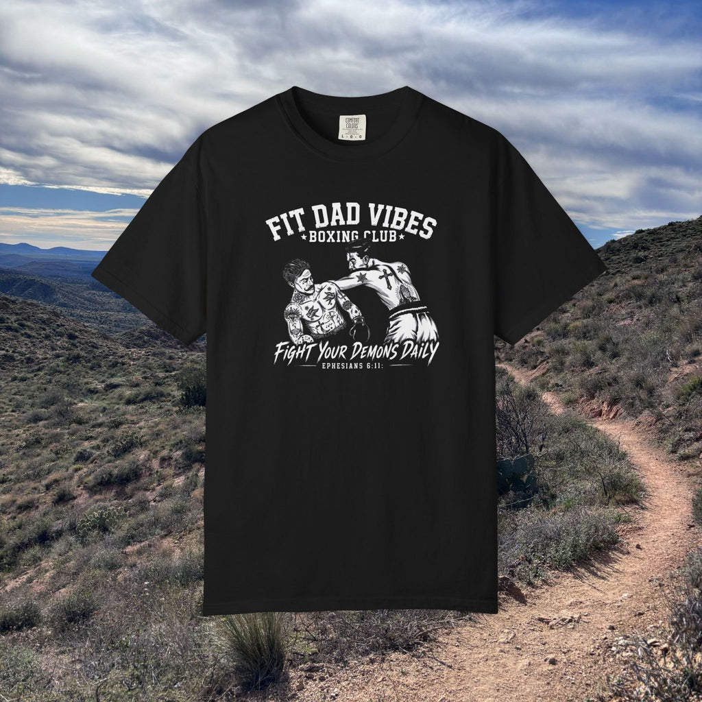 Fit Dad Vibes Boxing Club T-Shirt