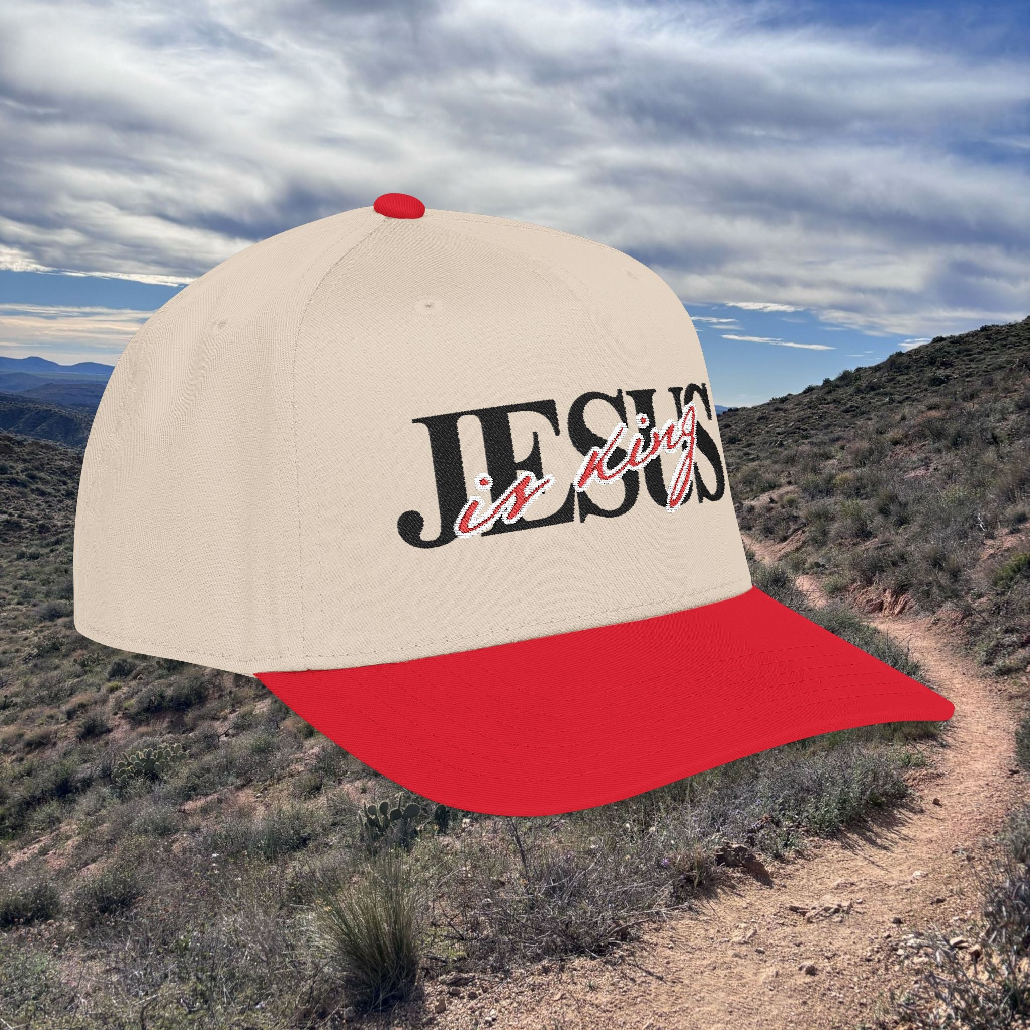 Jesus Is King Two-Tone Cap