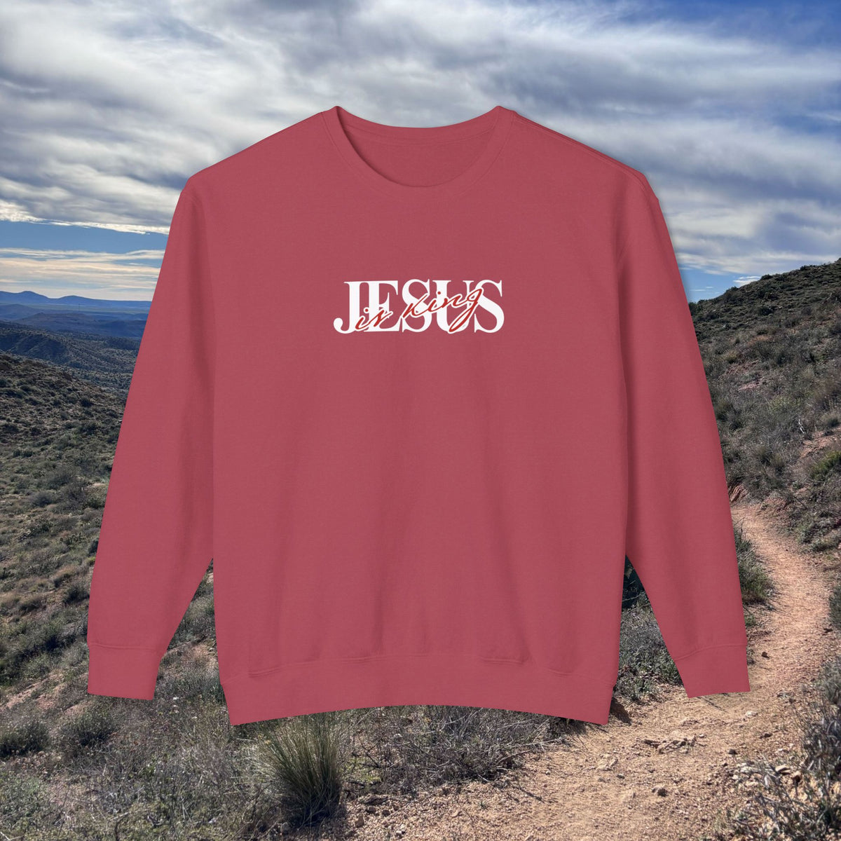 Jesus Is King Lightweight Crewneck Sweatshirt