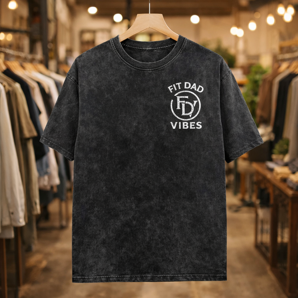 Lift Heavy, Run Far, Pray Hard Snow Washed Oversized Cotton T-Shirt