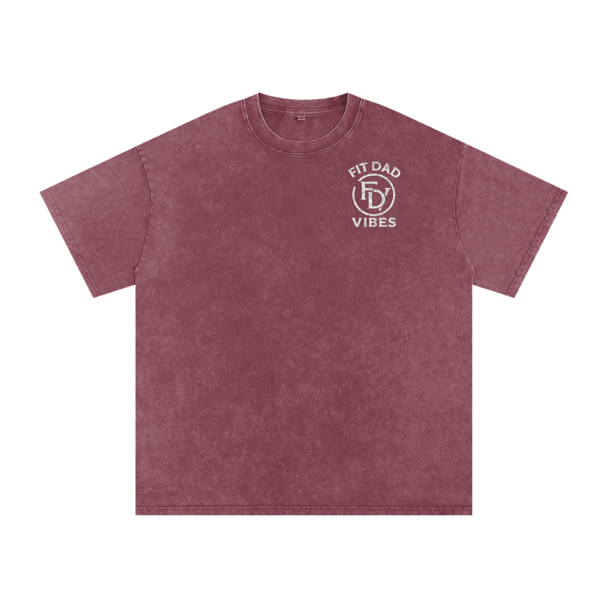 Lift Heavy, Run Far, Pray Hard Oversized Snow Washed T-Shirt