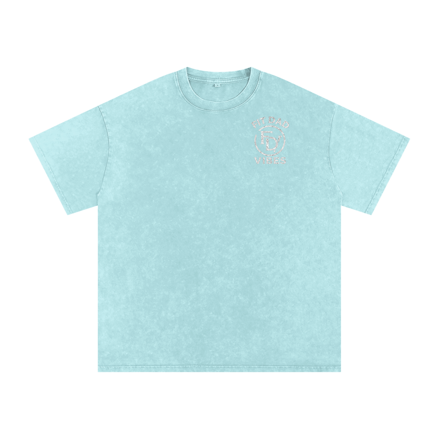Lift Heavy, Run Far, Pray Hard Snow Washed Oversized Cotton T-Shirt