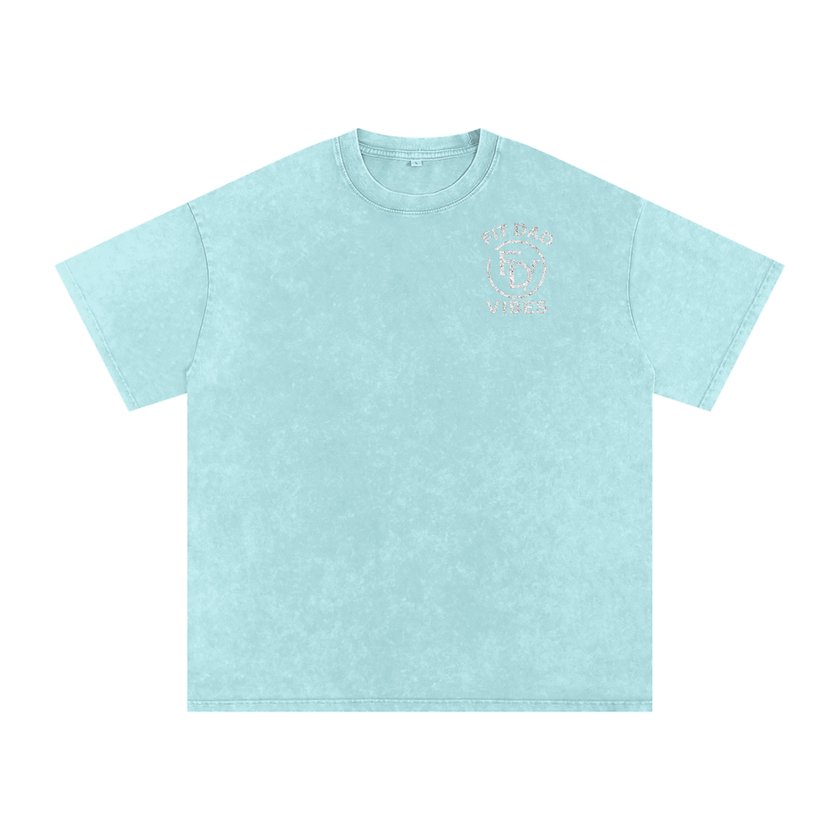 Lift Heavy, Run Far, Pray Hard Oversized Snow Washed T-Shirt