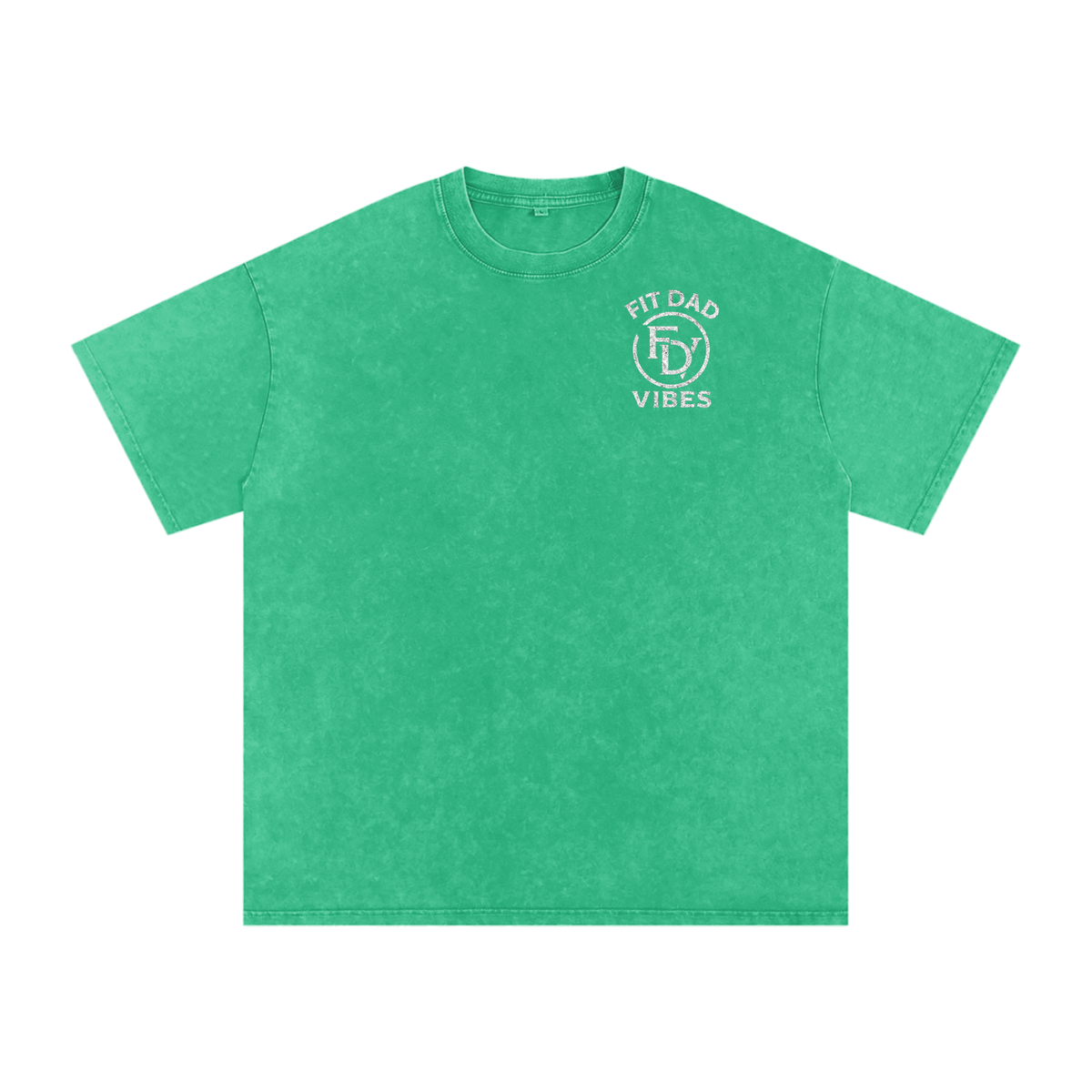 Lift Heavy, Run Far, Pray Hard Oversized Snow Washed T-Shirt