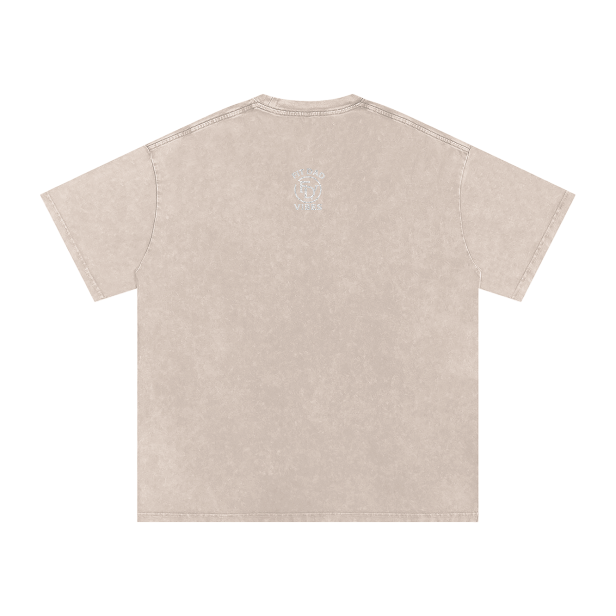 Fit Dad Vibes Running Club Oversized Snow Washed T-Shirt