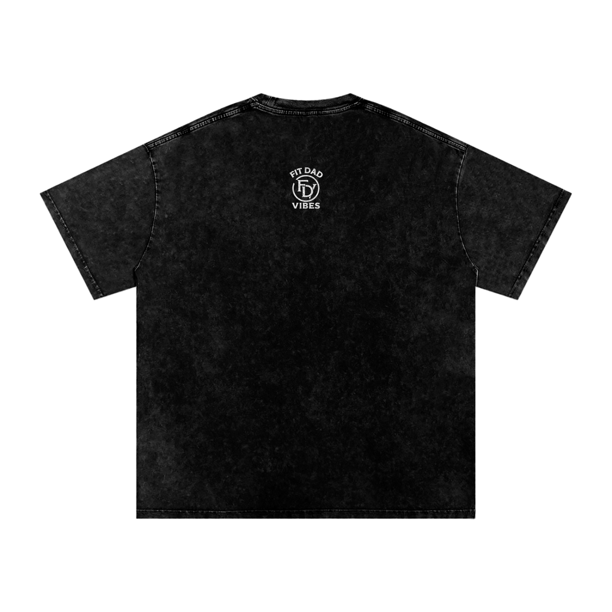 Fit Dad Vibes Running Club Oversized Snow Washed T-Shirt