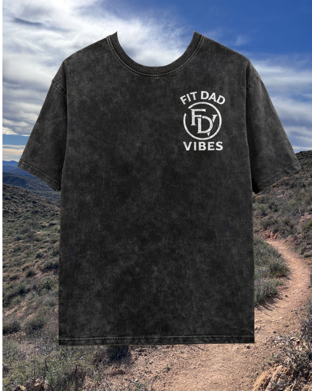 Lift Heavy, Run Far, Pray Hard Snow Washed Oversized Cotton T-Shirt